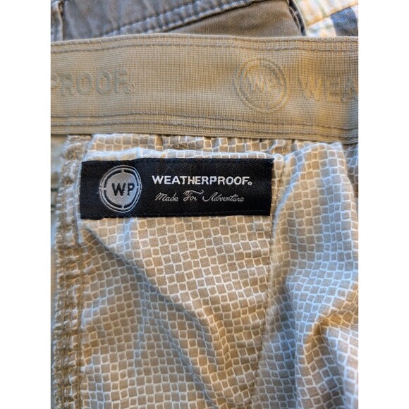 Mens Weatherproof Made for Adventure Beige Khaki Pants 36x32 Outdoor Work - Picture 8 of 9